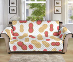 Peanut In Red And Tan Design Sofa Couch Protector Cover