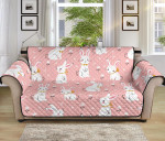 Lovely Rabbit Little Flower Sofa Couch Protector Cover