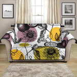 Lovely Design Passion Fruit Pattern Background Sofa Couch Protector Cover