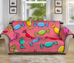 Colorful Wrapped Candy Cartoon Pattern Sofa Couch Protector Cover