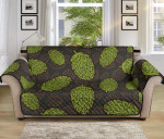 Impressive Hop Pattern Black Background Sofa Couch Protector Cover