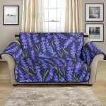 Impressive Lavender Field Purple Pattern Sofa Couch Protector Cover