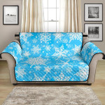 Time Of Winter Snowflake Sofa Couch Protector Cover