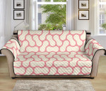 Pink Peanuts Texture Sofa Couch Protector Cover