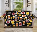 Beer Type Glass Cup Wheat Pattern Sofa Couch Protector Cover