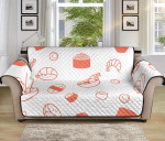White Version Pretty Sushi Sofa Couch Protector Cover