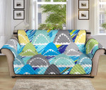 Nice Shark Head In Light Colors Design Sofa Couch Protector Cover
