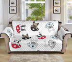 Pretty French Bulldog Cup Paw Sofa Couch Protector Cover