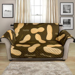 Dark Theme Cute Peanut Pattern Sofa Couch Protector Cover