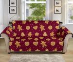 Sweet Christmas Ginger Cookie Design Sofa Couch Protector Cover