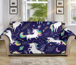 Unicorn With Little Wings Sofa Couch Protector Cover