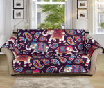 Nice Design Elephant Indian Style Ornament Sofa Couch Protector Cover