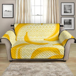 Bright Banana Pattern Tribal Background Sofa Couch Protector Cover