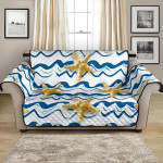 Ocean Life Of Starfish Sofa Couch Protector Cover