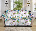 Spring Peacock Pink Flower Design Sofa Couch Protector Cover