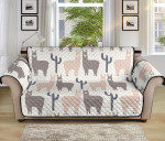 Nice Design Llama Alpaca Pattern Sofa Couch Protector Cover