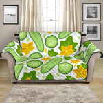 Ideal Cucumber And Little Flower Sofa Couch Protector Cover