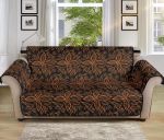Cocoa Saddle Brown And Black Sofa Couch Protector Cover