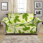 Hop Theme Green Leaf Branch Design Sofa Couch Protector Cover