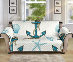 Anchor Shell Starfish Design Sofa Couch Protector Cover