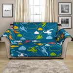 Cute Color Helicopter Pattern Sofa Couch Protector Cover