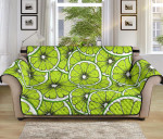 Fresh Slices Of Lime Sofa Couch Protector Cover