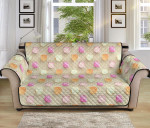 Colorful Onion On Slate Gray Design Sofa Couch Protector Cover