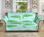 Reptile Species Crocodile Design Sofa Couch Protector Cover