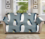 Kingdom Of Penguin Design Sofa Couch Protector Cover
