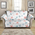 Colorful Starfish Coral Reef In Ocean Pattern Sofa Couch Protector Cover