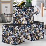 Spring Theme Colorful Bright Silhouette Butterfly Storage Bin Storage Cube