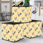 Chicken Farm With Roosters And Hens Storage Bin Storage Cube