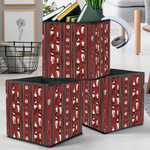 African Ethnic Background With Traditional Motives Storage Bin Storage Cube