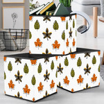 Coloring Fallen Autumn Leaves Of Different Shapes Storage Bin Storage Cube
