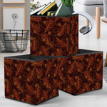 Tree Branches Forest With Leaves Acorns Nature Storage Bin Storage Cube