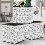3D Graphic Stars In Pop Art Style Gray Background Storage Bin Storage Cube
