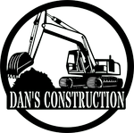 Excavator In Construction Site Custom Name Cut Metal Sign