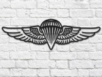 Navy Usmc Jump Wings Cut Metal Sign