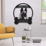 Malinois's House Gift For Dog Lovers Custom Name Cut Metal Sign