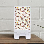 Cute Horses Character In Various Positions Phone Holder