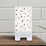 Cute Geometric And Doodle Mountain In Nordic Style For Textile Phone Holder