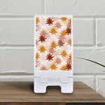Cool Design Maple Leaves With Fill-In Polka Dots Shape Phone Holder