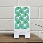 Cute Horse And Cactus Plant In Desert Phone Holder