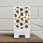 Cute Black Cats Autumn Leaves And Sweets Phone Holder