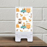 Cute Cow And Bull On Truck Phone Holder