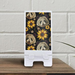 Cool Fashion Embroidery Panda Head And Sunflowers Phone Holder