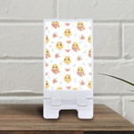 Cute Little Chicken With Flower Leaf And Egg Shell Phone Holder