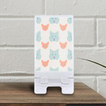 Cute Baby Fox And Wolf In Pastels Colors Phone Holder