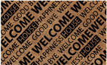Welcome House Happiness Good Bye Cool Design Doormat Home Decor