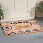 Elegant Air Mail And Welcome Cool Design Doormat Home Decor